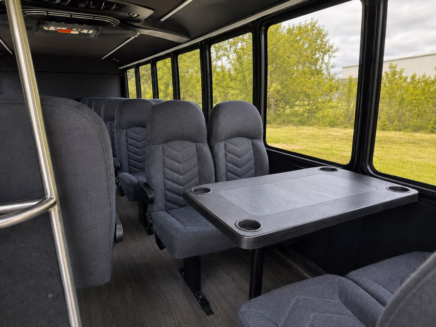 20 passenger minibus interior