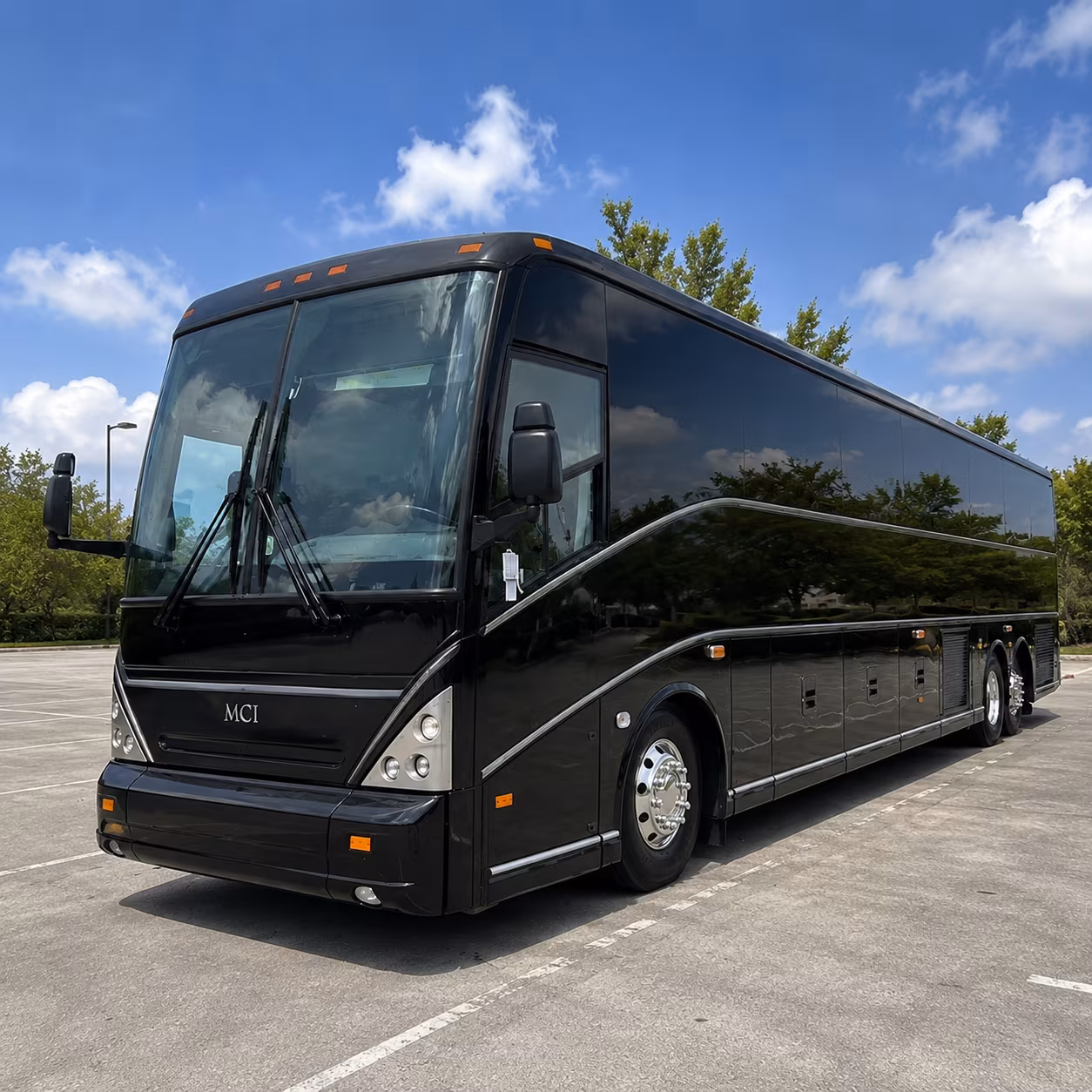 norwalk charter bus rental exterior